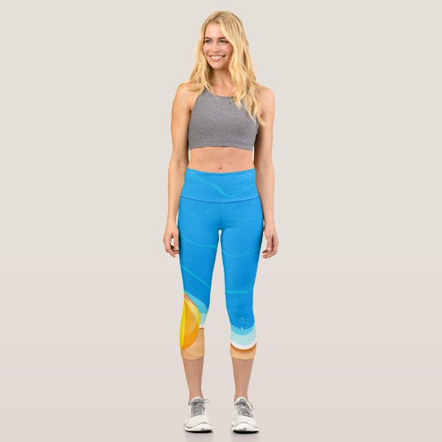 TEE Beach Born Capri Leggings (Anverso)