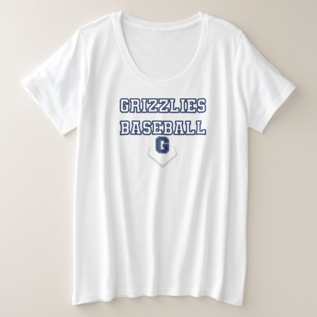 Tee de béisbol Grizzis (Anverso del diseño)