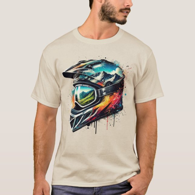 Tee de ciclismo, camiseta de moto, caravana... (Anverso)