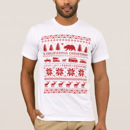 Tee de diseño de suéter para Navidades feos de Cal