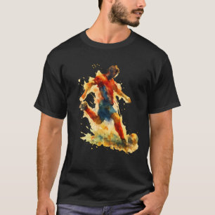 Tee de fútbol acuático - Camisa de arte de fútbol