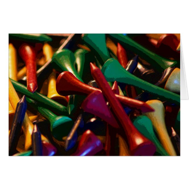 Tee de golf (Anverso (Horizontal))