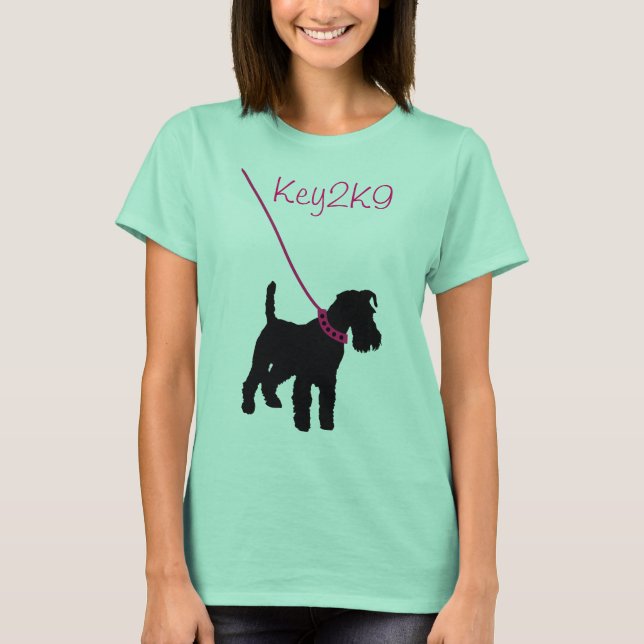 Tee de la camiseta de la camiseta del perro Ringer (Anverso)
