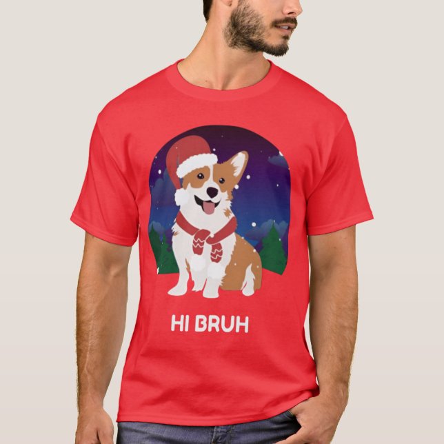 Tee de navidades para amantes del perro camiseta e (Anverso)