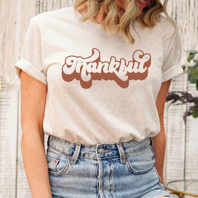 Tee de otoño - Cosmoso Top estacional (Thankful Shirt)