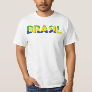 Tee de Río de Janeiro, Camisa Brasileña, Tee de Br