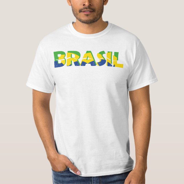 Tee de Río de Janeiro, Camisa Brasileña, Tee de Br (Anverso)