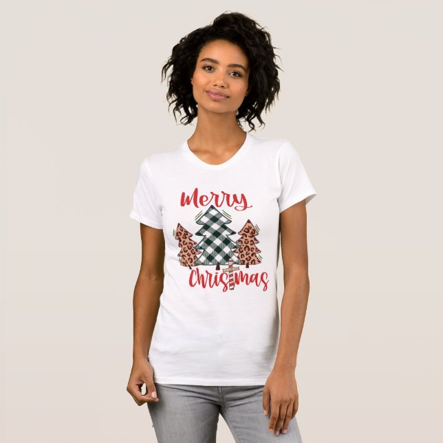 Tee del Polo Norte, Whimsical Christmas Tree Graph (Anverso completo)
