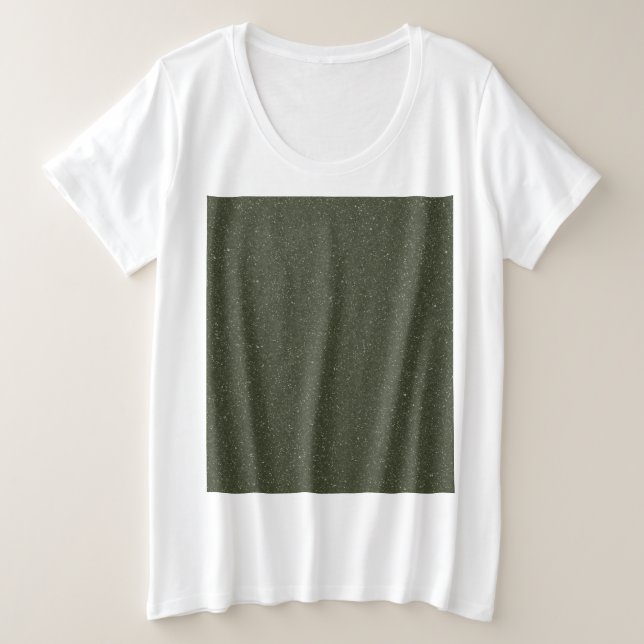 Tee Minimalista verde moscovita - Personalizable (Anverso del diseño)