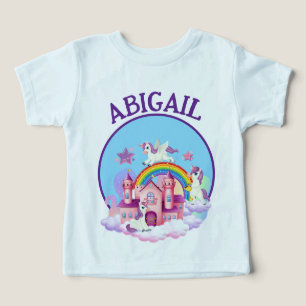 Tee personalizado mágico de los sueños de unicorni