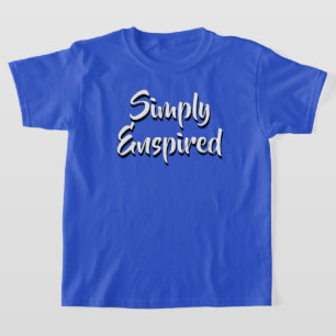 Tee simplemente incentivado para la camiseta de lo