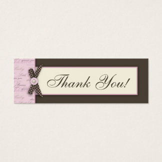 Teeny Toes PNK TY Skinny Gift Etiqueta