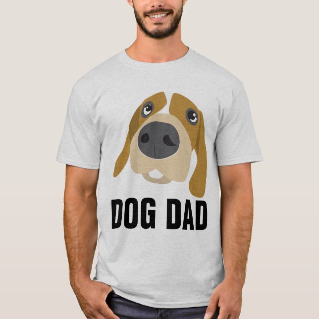 Tees de camisetas de DOG DAD Beagle (Anverso)