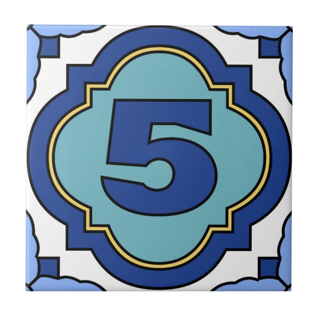 Teja 5 de la dirección del número de la isla de (Frente)