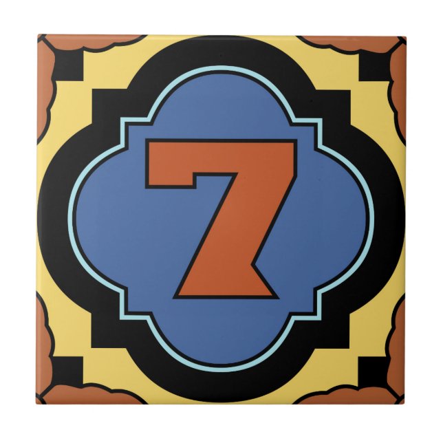 Teja 7 de la dirección del número de la isla de (Frente)