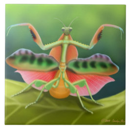 Teja africana de la mantis religiosa