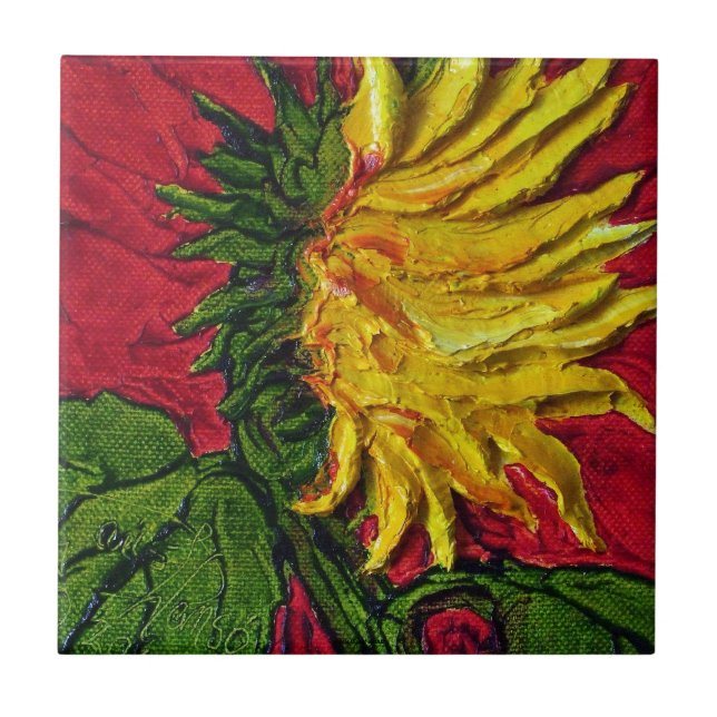 Teja amarilla del girasol (Frente)