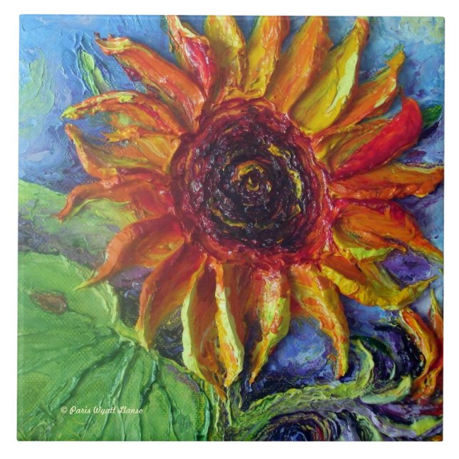 Teja amarilla del girasol (Frente)