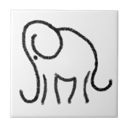 Teja blanco y negro con el emblema estilizado del