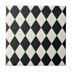 Teja blanco y negro de Argyle