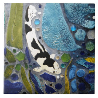 Teja blanco y negro de Koi