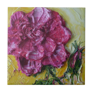 Teja color de rosa rosada