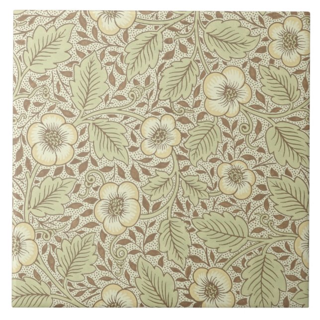 Teja con diseño del papel pintado de William (Frente)