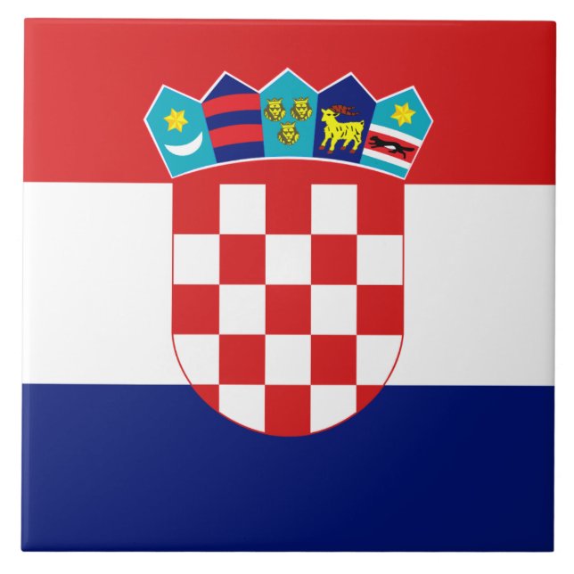 Teja croata de la bandera (Frente)