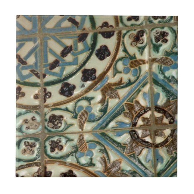 Teja de Azulejo del Moorish (Frente)