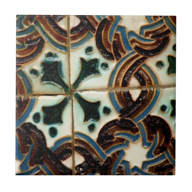 Teja de Azulejo del Moorish (Frente)