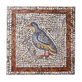 Teja de cerámica de Trivet del mosaico del pájaro