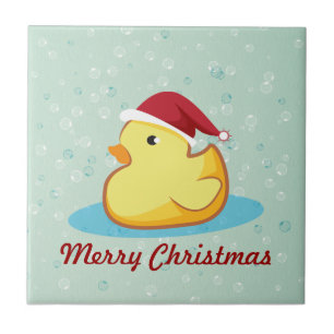 Teja de goma amarilla del duckie de las Felices