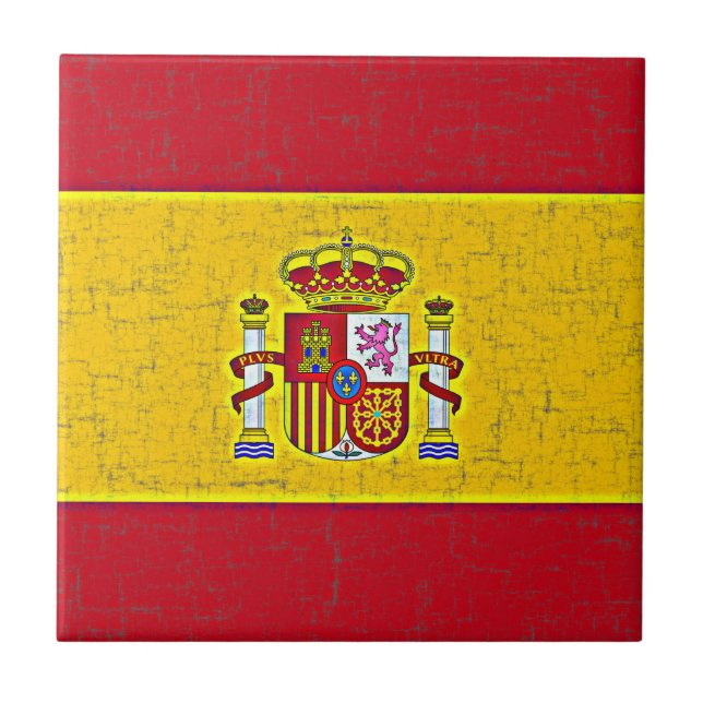 Teja de la BANDERA de ESPAÑA (Frente)