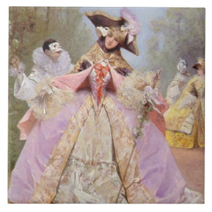 Teja de la bola de mascarada del Victorian