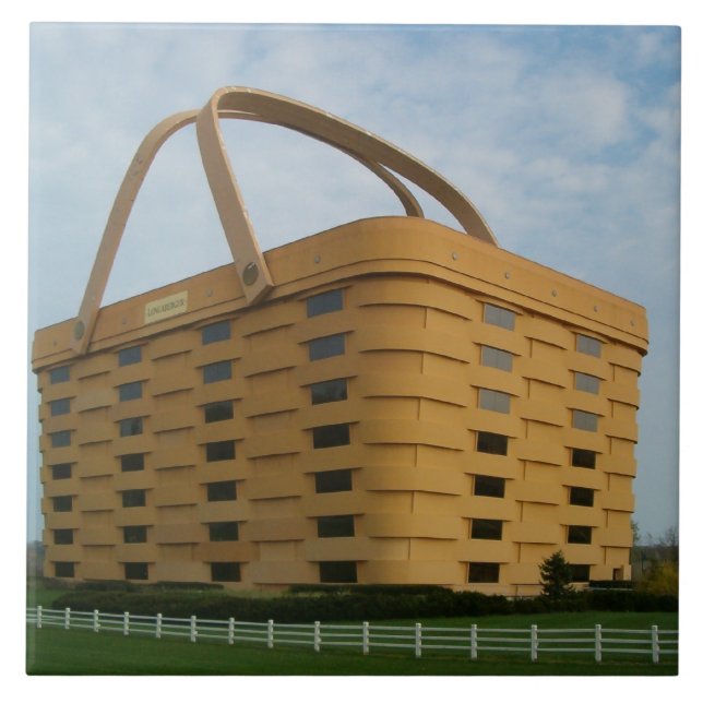 Teja de la cesta de Longaberger (Frente)