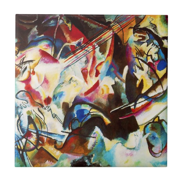 Teja de la composición VI de Kandinsky (Frente)