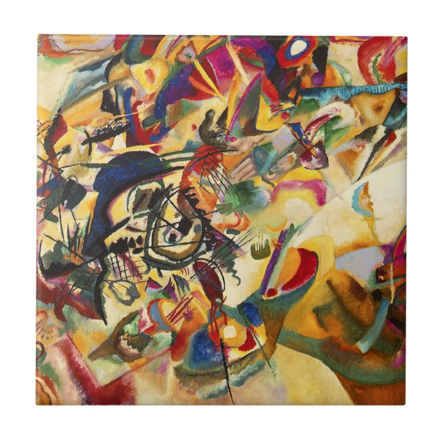 Teja de la composición VII de Kandinsky (Frente)