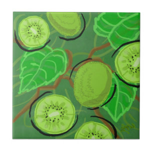 Teja de la fruta: Kiwis