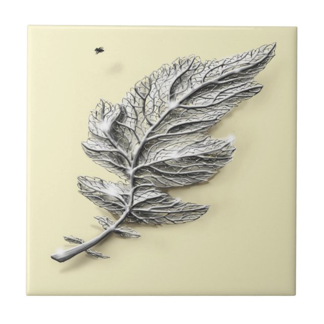 Teja de la hoja de plata (Frente)
