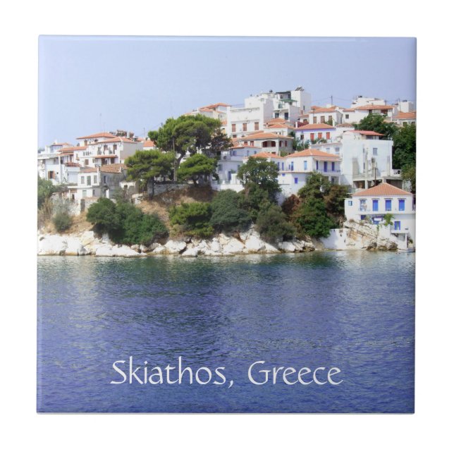 Teja de la isla de Skiathos, Grecia (Frente)