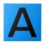 Teja de la letra - fondo azul<br><div class="desc">Usted puede cambiar el color de fondo haciendo clic en corrige.  Modifique la letra para requisitos particulares.</div>