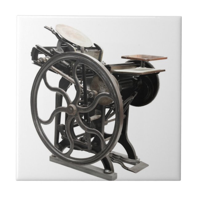 teja de la máquina 1888 de la prensa de copiar (Frente)