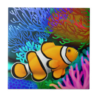 Teja de los pescados de Anenome del payaso de