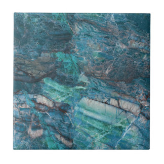 Teja de mármol azul verde azulada