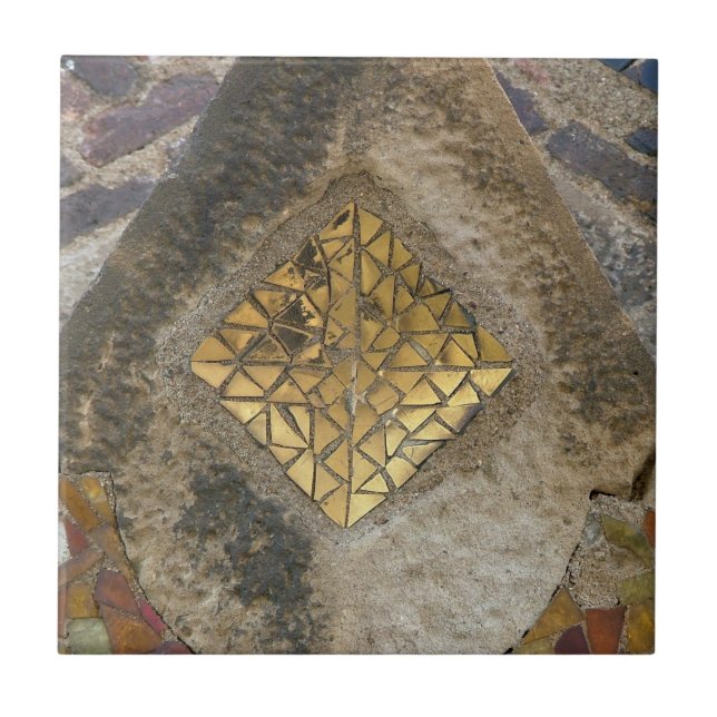 Teja de mosaico de Gaudi (Frente)