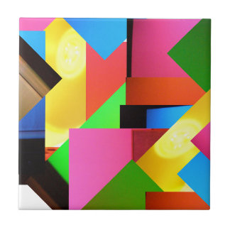 Teja de mosaico del multicolor