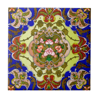 Teja decorativa del diseño del vintage