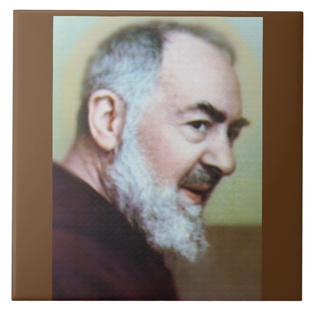 TEJA DECORATIVA DEL ST PADRE PIO (Frente)
