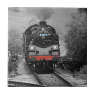 Teja decorativa del tren del vapor