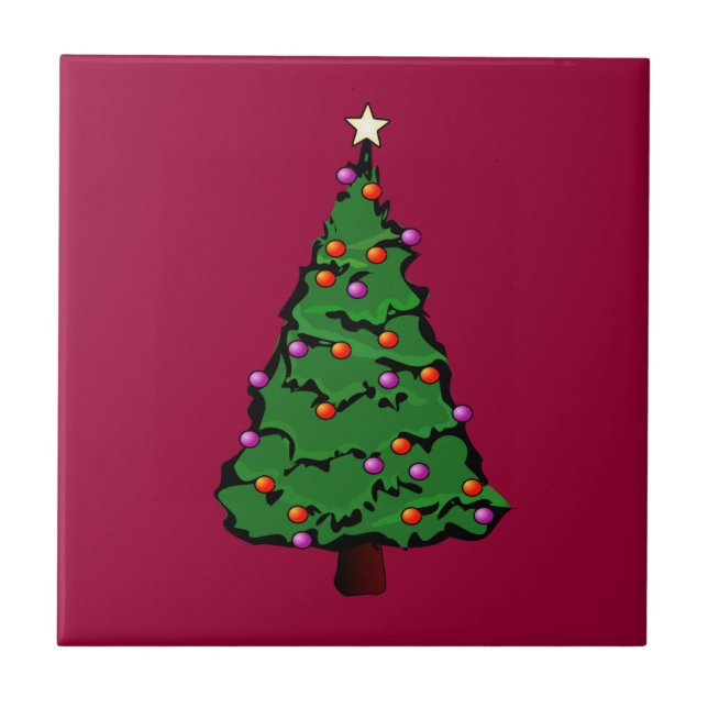 Teja del árbol de navidad (Frente)